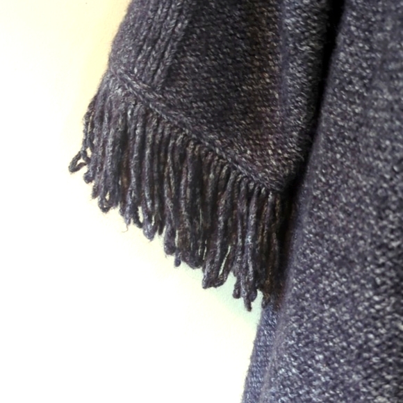 Marisa Christina Fringe Trim Toggle Wool Cardigan - Picture 7 of 15